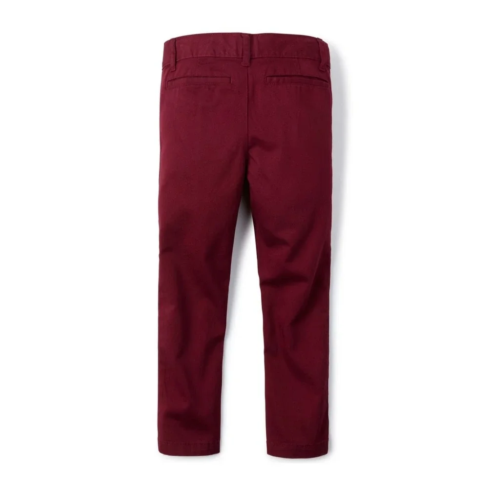 Youth Boys The Children's Place Burgundy Dressy Type Pants Size 5
